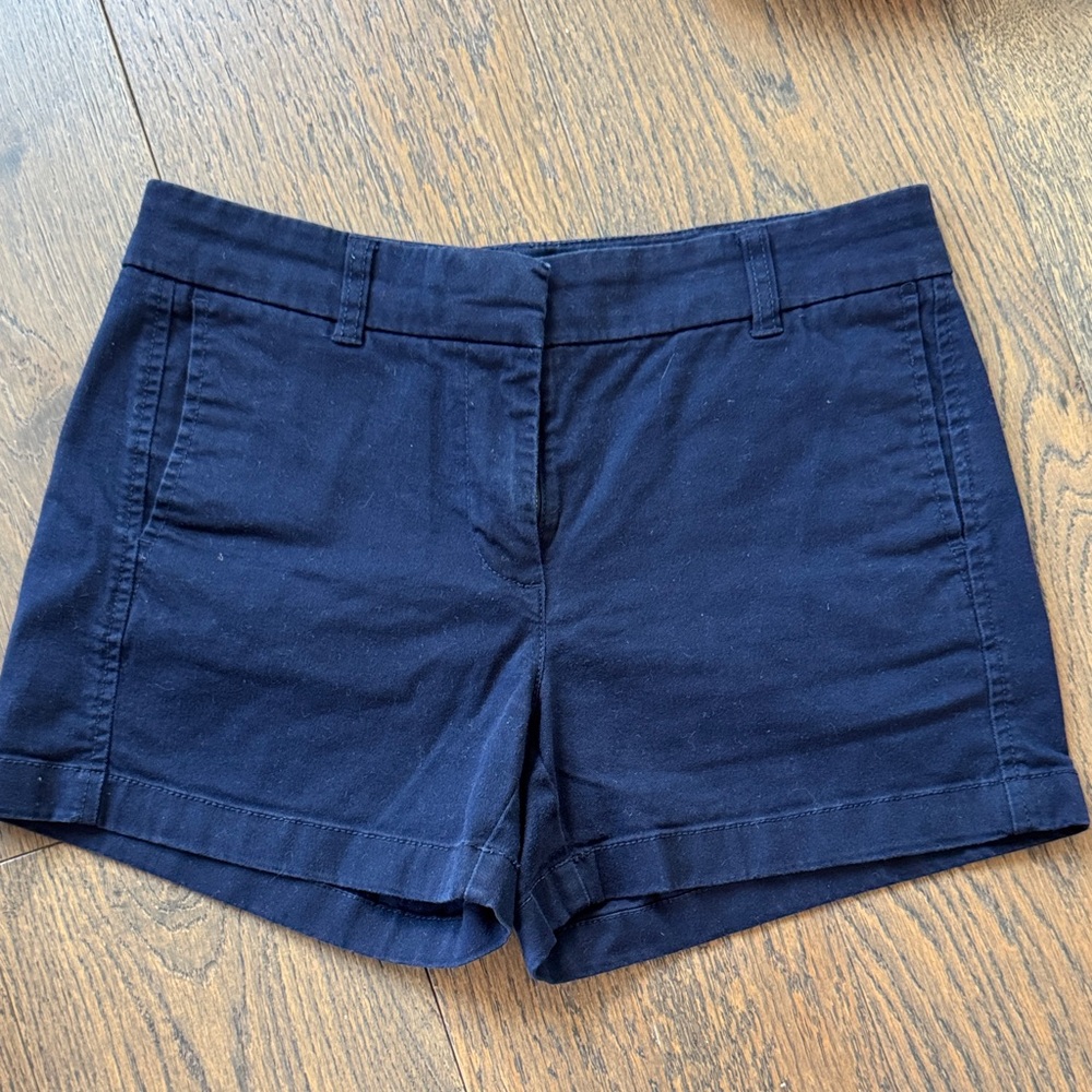 J. Crew Women's Navy Chino Shorts